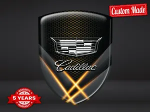 Cadillac Badge Bombé Édition Limitée Style Sport Course ST